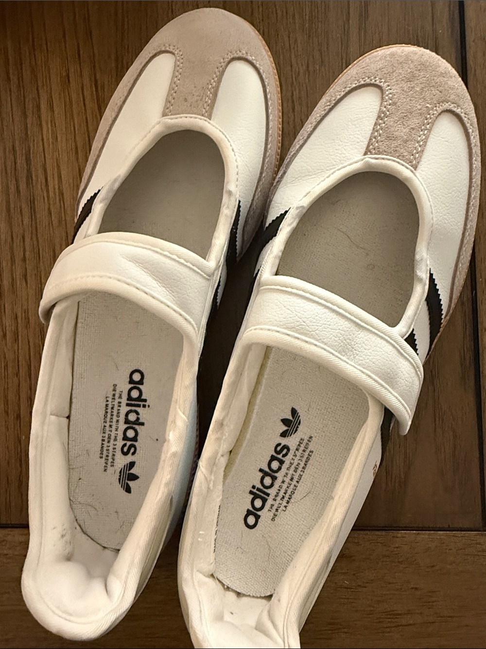 adidas White & Beige Sambas